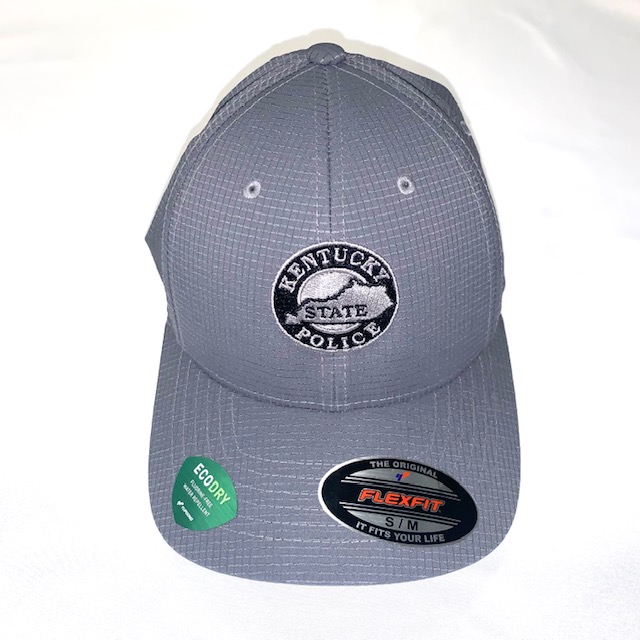 Gray Flexfit Baseball Cap With Black/Gray KSP Logo - Kentucky State ...