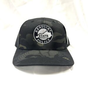 Camouflage Richardson Snap Back Cap - Black
